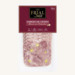 Frial Cabeza de cerdo Ibérico pig´s head with pistachios from Madrid pre sliced 150 gr B
